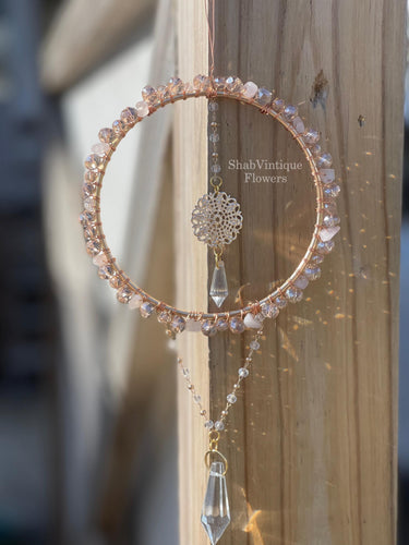 Rosegold Suncatcher, gifts for anyone, Christmas gift, Mother’s Day gifts
