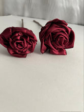 Load image into Gallery viewer, Burgundy flower 12 inch artificial stems, wedding flower centerpiece, reception table decorations, this is for 1 stem