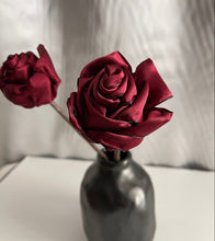 Load image into Gallery viewer, Burgundy flower 12 inch artificial stems, wedding flower centerpiece, reception table decorations, this is for 1 stem