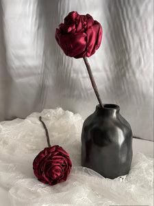 Burgundy flower 12 inch artificial stems, wedding flower centerpiece, reception table decorations, this is for 1 stem