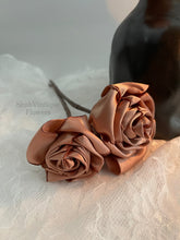 Load image into Gallery viewer, Rose Gold flower 12 inch stems 2 inch diameter, Wedding Flower centerpiece, reception table decorations, Wedding Arch Flowers