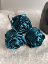 Load image into Gallery viewer, Teal flower 12 inch stems 1 inch diameter, Wedding Flower centerpiece, reception table decorations, Wedding Arch Flowers