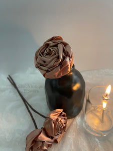 Rose Gold flower 12 inch stems 2 inch diameter, Wedding Flower centerpiece, reception table decorations, Wedding Arch Flowers