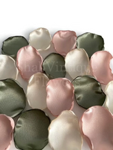 Load image into Gallery viewer, Sage, Blush, Ivory mix of 100 flower petals
