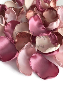 Dusty rose, blush, cream, and rose gold flower petals, rose petals, dusty pink table decor, flower girl petals, wedding, baby shower decor