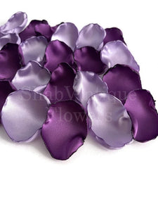 Bridal Shower Decorations, Plum Purple and lavender petals, flower girl petals, Birthday Party