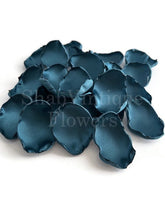 Load image into Gallery viewer, Dark Teal Flower Petals, Teal rose petals, flower girl petals, Reception Table Decor, Custom wedding aisle decor, birthday party